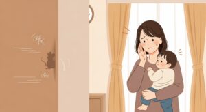 家の壁からカリカリ音